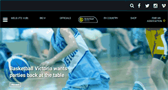 Desktop Screenshot of basketballvictoria.com.au